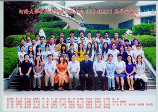 2011届本科生足投3班毕业合影